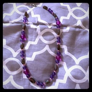 Handmade beaded necklace